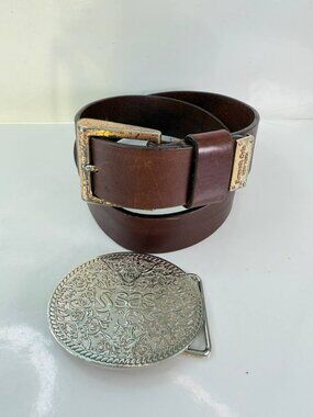 Kenneth Cole New York Leather Belt – Italian Leather – Size M